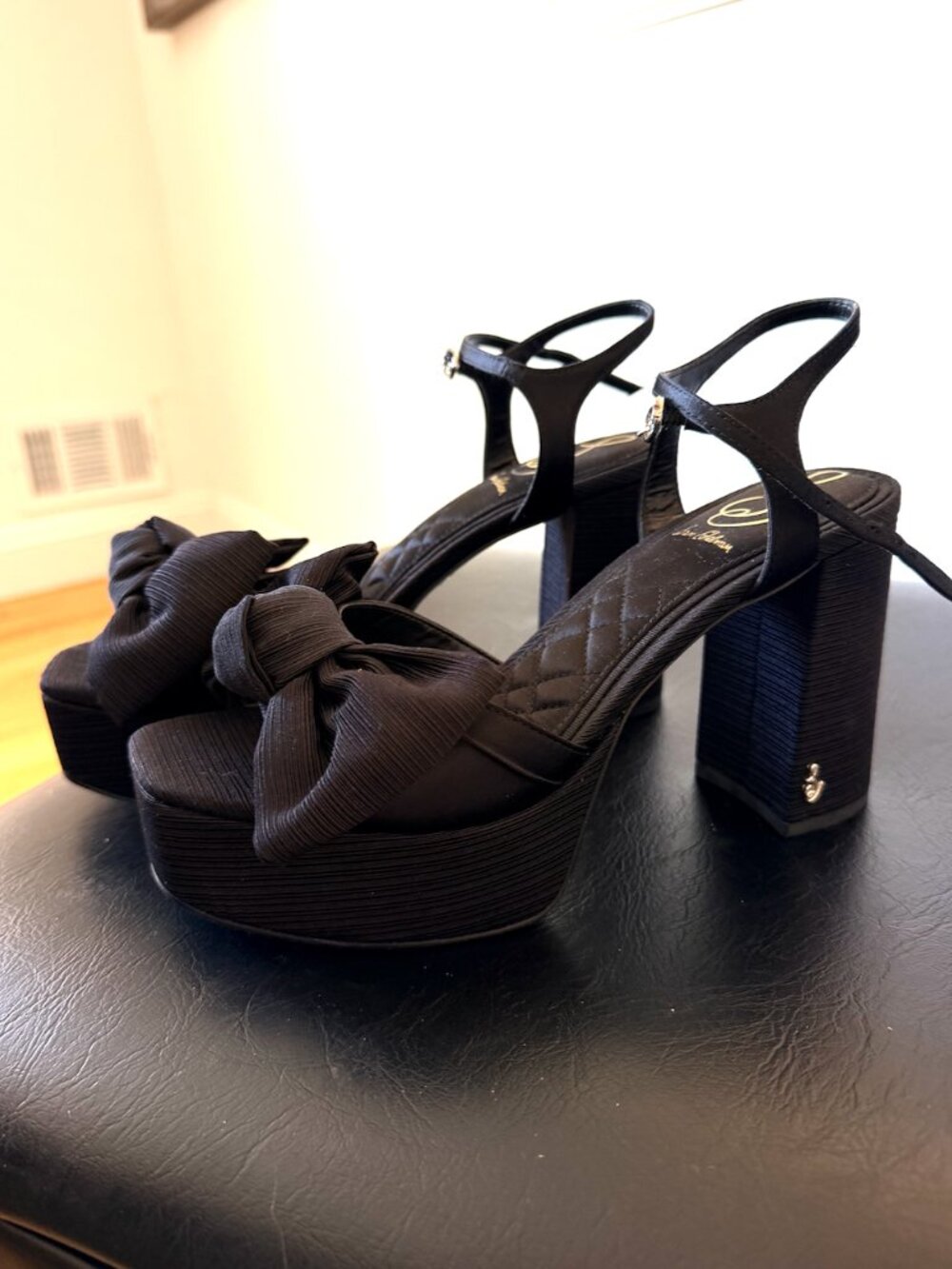 Sam Edelman Julieta Ankle Strap Platform Sandal Heel - Size 7